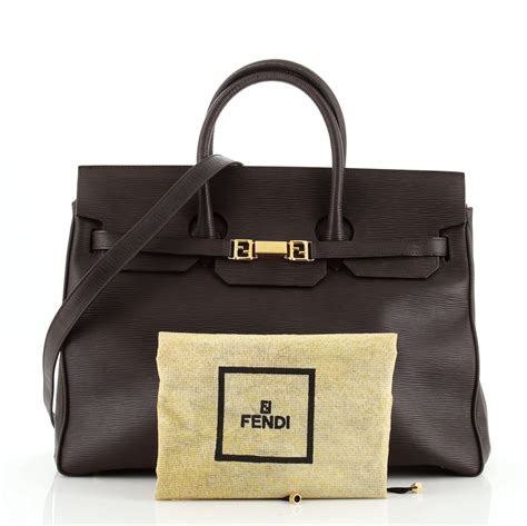 shopping bag fendi usata|fendi leather handbags.